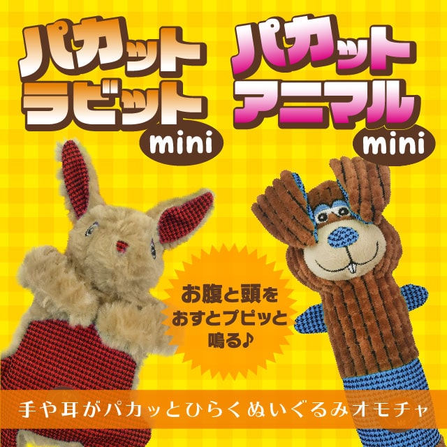 パカットラビット ミニ・パカットアニマル ミニ｜ピックアップ｜株式